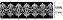 Renda Guipir CHL-055 10.0 Cm -  Rolo C/13.7 Mts Cor:Preto - Imagem 2