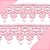 Renda Guipir CHL-120 - 1.5 Cm -  Rolo C/13.7 Metros Cor:Rosa-Bebe - Imagem 1
