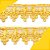 Renda Guipir CHL-120 - 1.5 Cm -  Rolo C/13.7 Metros Cor:Amarelo-Ouro - Imagem 1