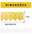 Renda Guipir CHL-156 5.0 Cm -  Rolo C/13.7 Metros Cor:Amarelo-Ouro - Imagem 3