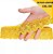 Renda Guipir CHL-156 5.0 Cm -  Rolo C/13.7 Metros Cor:Amarelo-Ouro - Imagem 1