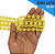 Renda Guipir CHL-162 - 5.0 Cm -  Rolo C/13.7 Metros Cor:Amarelo-Canario - Imagem 1