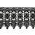 Renda Guipir CHL-426 - 11.0 Cm - Rolo C/13.7 Metros Cor:Preto - Imagem 3