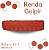 Renda Guipir CHL-435 5.0 Cm -  Rolo C/13.7 Metros Cor:Laranja - Imagem 1