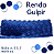 Renda Guipir CHL-435 5.0 Cm -  Rolo C/13.7 Metros Cor:Azul-Royal - Imagem 1
