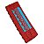 Renda Guipir CHL-113 - 2.5 Cm -  Rolo C/13.7 Mts Cor:Vermelho - Imagem 4