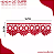 Renda Guipir CHL-113 - 2.5 Cm -  Rolo C/13.7 Mts Cor:Vermelho - Imagem 2
