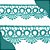 Renda Guipir CHL-113 - 2.5 Cm -  Rolo C/13.7 Mts Cor:Verde-Jade - Imagem 1
