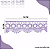 Renda Guipir CHL-113 - 2.5 Cm -  Rolo C/13.7 Mts Cor:Lilas - Imagem 2
