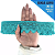 Renda Guipir CHL-133 - 6.0 Cm -  Rolo C/13.7 Metros Cor:Verde-Jade - Imagem 1