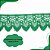 Renda Guipir CHL-133 - 6.0 Cm -  Rolo C/13.7 Metros Cor:Verde-Bandeira - Imagem 3