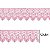 Renda Guipir CHL-133 - 6.0 Cm -  Rolo C/13.7 Metros Cor:Rosa-Candy - Imagem 3