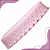 Renda Guipir CHL-133 - 6.0 Cm -  Rolo C/13.7 Metros Cor:Rosa-Candy - Imagem 2