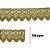 Renda Guipir CHL-133 - 6.0 Cm -  Rolo C/13.7 Metros Cor:Ouro - Imagem 2