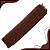 Renda Guipir CHL-133 - 6.0 Cm -  Rolo C/13.7 Metros Cor:Marrom - Imagem 2
