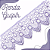 Renda Guipir CHL-133 - 6.0 Cm -  Rolo C/13.7 Metros Cor:Lilas - Imagem 1