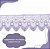 Renda Guipir CHL-133 - 6.0 Cm -  Rolo C/13.7 Metros Cor:Lilas - Imagem 3
