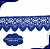 Renda Guipir CHL-133 - 6.0 Cm -  Rolo C/13.7 Metros Cor:Azul-Royal - Imagem 3