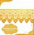 Renda Guipir CHL-133 - 6.0 Cm -  Rolo C/13.7 Metros Cor:Amarelo-Ouro - Imagem 4
