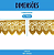 Renda Guipir CHL-133 - 6.0 Cm -  Rolo C/13.7 Metros Cor:Amarelo-Ouro - Imagem 3