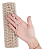 Renda Guipir CHL-207 FLOR 1.0 Cm -  Rolo C/13.7 Metros Cor:Bege - Imagem 1