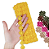 Renda Guipir CHL-207 Flor 2.5 Cm - Rolo C/13.7 Metros Cor:Amarelo-Ouro - Imagem 1