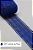 Renda Guipir CHL-419 Entremeio 4.0 Cm - Rolo C/13.7 Metros Cor:Azul-Royal - Imagem 1