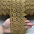 Renda Guipir CHL-427 9.5 Cm -  Rolo C/13.7 Metros Cor: Ouro - Imagem 2