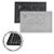 Base De Corte Dupla Face A3 - 30X45Cm - Preto e Cinza Ref: AT-45X30PC - Imagem 2