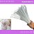 100 Haste de Chenille Limpador de Cachimbo Fios Artesanato 30cm COR:TRANSPARENTE - Imagem 1