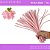 100 Haste de Chenille Limpador de Cachimbo Fios Artesanato 30cm COR:ROSA-BEBE-132 - Imagem 1