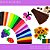 100 Haste de Chenille Limpador de Cachimbo Fios Artesanato 30cm COR:LILAS-164 - Imagem 4
