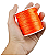 Cordão Acetinado Rabo de Rato - Fio de Seda - 1mm - Rolo C/100 Mts COR:LARANJA-NEON - Imagem 1