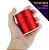 Cordão Acetinado Rabo de Rato - Fio de Seda - 2mm - Rolo C/50 Mts Cor:VERMELHO - Imagem 1