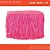 Franja de Tecido Acetinado - 30 cm - Grade de Cores - Rolo C/10 Mts COR:ROSA-NEON-03 - Imagem 1