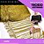 Franja de Tecido Acetinado - 30 cm - Grade de Cores - Rolo C/10 Mts COR:OURO - Imagem 1