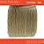 Franja de Tecido Acetinado - 30 cm - Grade de Cores - Rolo C/10 Mts COR:NATURAL-296 - Imagem 1