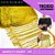 Franja de Tecido Acetinado - 30 cm - Grade de Cores - Rolo C/10 Mts COR:AMARELO-CANARIO-106 - Imagem 1