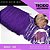 Franja de Tecido Acetinado - 20 cm - Grade de Cores - Rolo C/10 Mts COR:ROXO-218 - Imagem 1