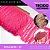 Franja de Tecido Acetinado - 20 cm - Grade de Cores - Rolo C/10 Mts COR:ROSA-NEON-03 - Imagem 1