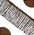 Franja de Tecido Acetinado - 15cm - Grade de Cores - Rolo C/10 Mts COR:MARROM-290 - Imagem 1