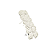 Rosinha De E.V.A P/ Artesanato - Pct C/144 Unid. Cor:NATURAL-296 - Imagem 1