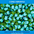 Mini Florzinha De Plastico - Pct C/ 144 Unid. Cor:VERDE-JADE-539 - Imagem 3