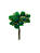 Mini Florzinha De Plastico - Pct C/ 144 Unid. Cor:VERDE-BANDEIRA-540 - Imagem 1