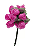 Mini Florzinha De Plastico - Pct C/ 144 Unid. Cor:PINK-312 - Imagem 1