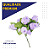 Mini Florzinha De Plastico - Pct C/ 144 Unid. Cor:LILAS-164 - Imagem 2