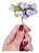 Mini Florzinha De Plastico - Pct C/ 144 Unid. Cor:LILAS-164 - Imagem 1