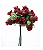 Mini Florzinha De Plastico - Pct C/ 144 Unid. Cor:BORDO-173 - Imagem 1