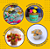 Mini Florzinha De Plastico - Pct C/ 144 Unid. Cor:AMARELO-OURO-110 - Imagem 4