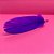 100 Penas de Cegonha Macio - Tam : 15-20cm - Pluma De Cisne Natural Cor:ROXO - Imagem 1